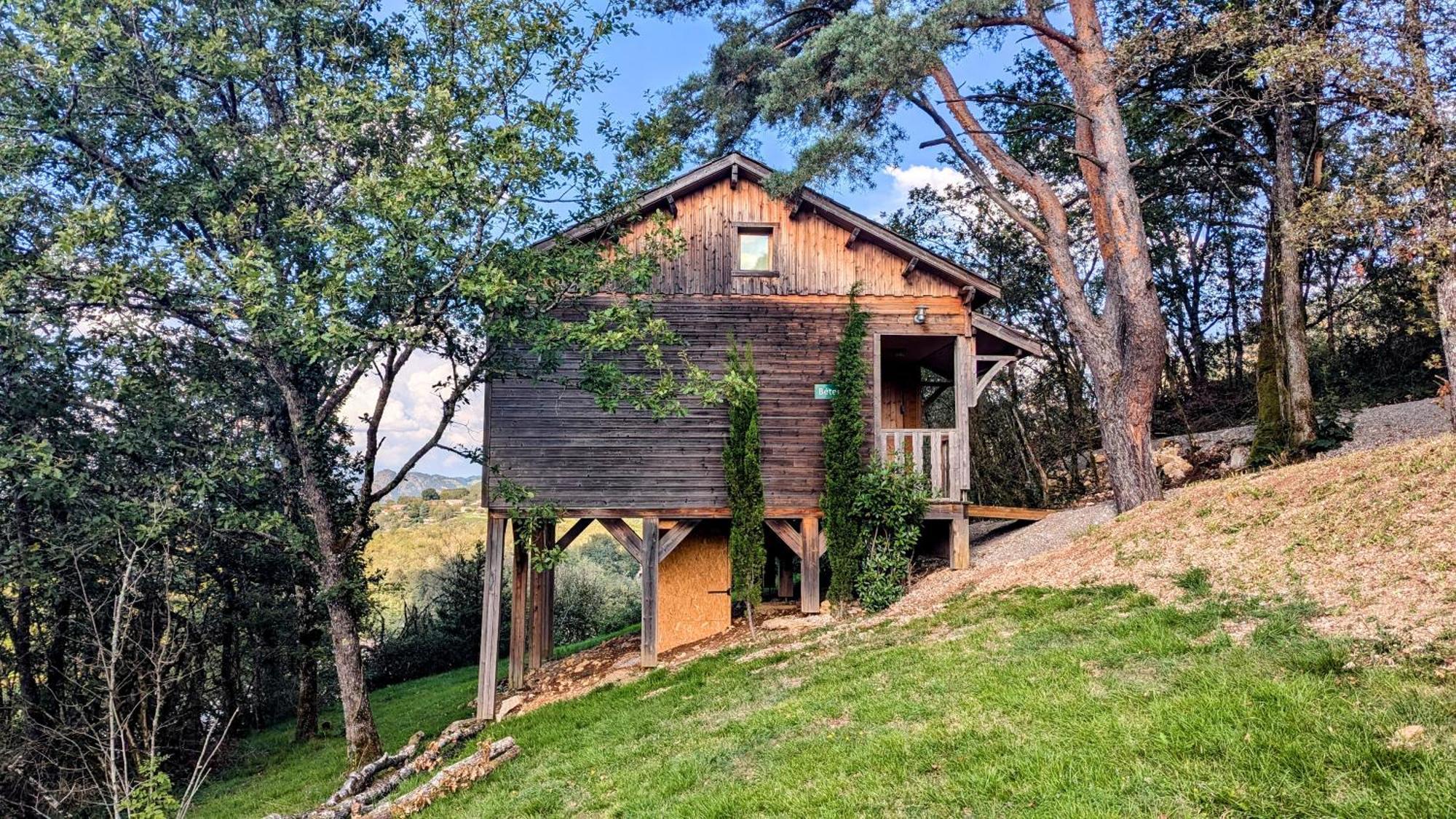 Serrieres-sur-Ain Cabanes Et Lodges Du Belvedere מראה חיצוני תמונה